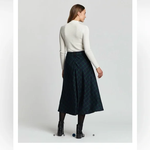 Pendleton Green and Blue Plaid Skirt - Picture 4 of 8